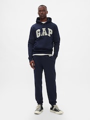 Gap Navy Blue Logo Fleece-Lined Joggers - Image 1 of 4