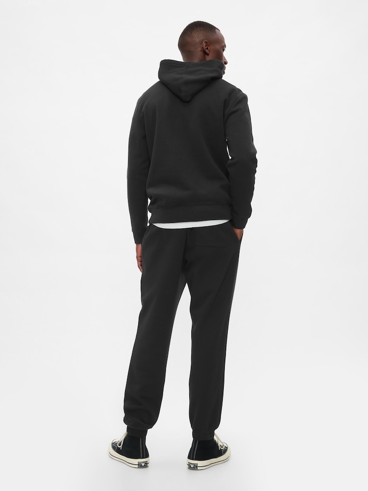 Gap Black Logo Fleece-Lined Joggers - Image 2 of 4