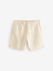 Beige - Gap 8"" Linnen-katoenen chino shorts - Image 6 of 9