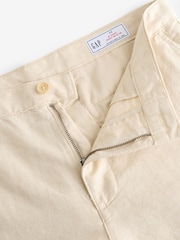 Beige - Gap 8"" Linnen-katoenen chino shorts - Image 8 of 9