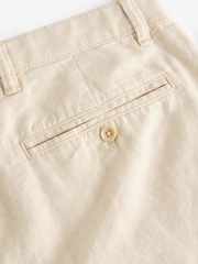 Beige - Gap 8"" Linnen-katoenen chino shorts - Image 9 of 9