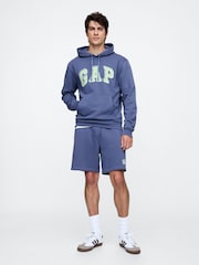 Gap Blue Pull On Logo Jogger Shorts - Image 3 of 4
