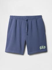 Gap Blue Pull On Logo Jogger Shorts - Image 4 of 4