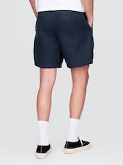 Gap Navy Blue 8"" Linen-Cotton Chino Shorts - Image 2 of 5