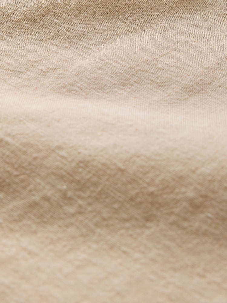 Gap Beige Linen-Cotton Short Sleeve Shirt - Image 5 of 5