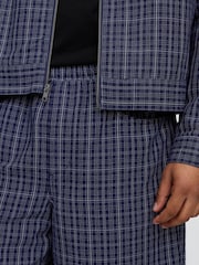 Синий в клеточку - Шорты чинос из смеси хлопка и льна Gap 9"" - Изображение 5 из 5