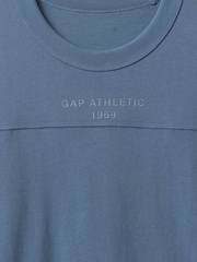Gap Navy Blue Oversized Athletic Logo T-Shirt - Image 5 of 5