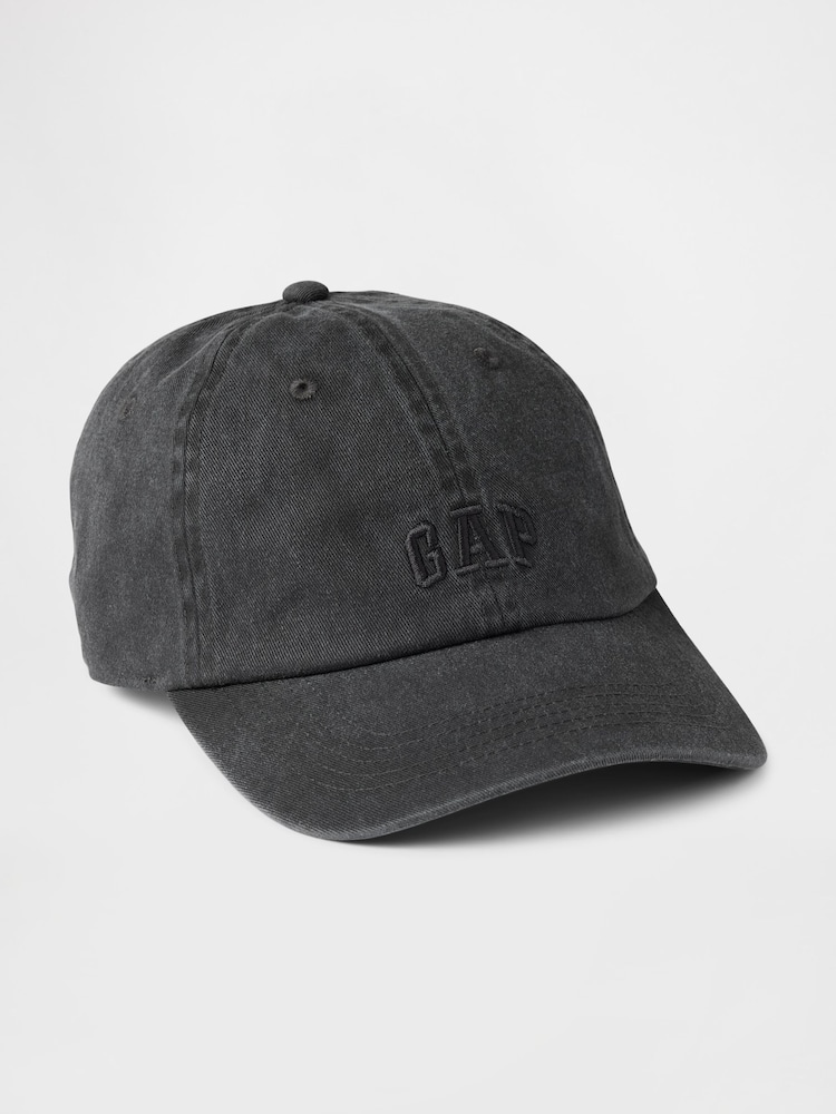Gap Black Adult Logo Cotton Baseball Hat - Image 1 of 2