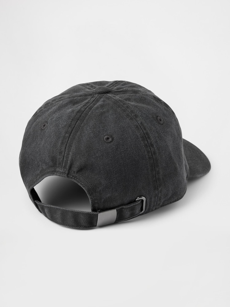 Gap Black Adult Logo Cotton Baseball Hat - Image 2 of 2