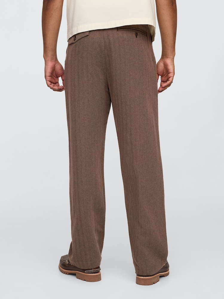 Gap Linen-Cotton 90s Loose Pleated Chinos - Imagen 2 de 5 Gap Linen-Cotton 90s Loose Pleated Chinos - Imagen 2 de 5