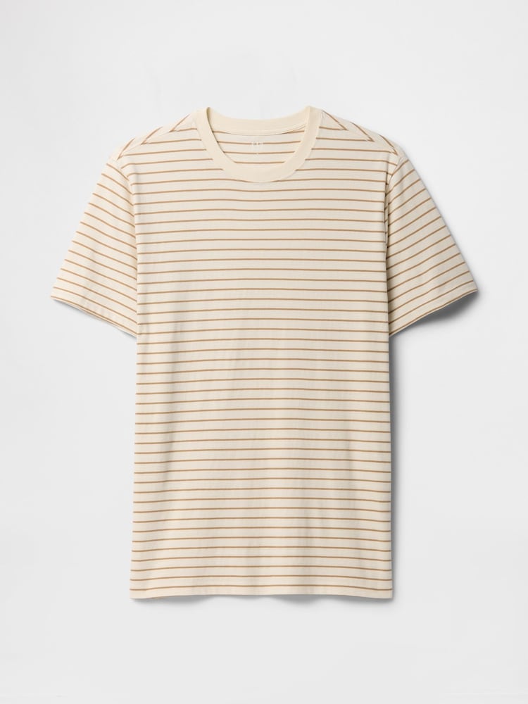 Beige - Gap Everyday - Zacht T-shirt met ronde hals - Image 4 of 5