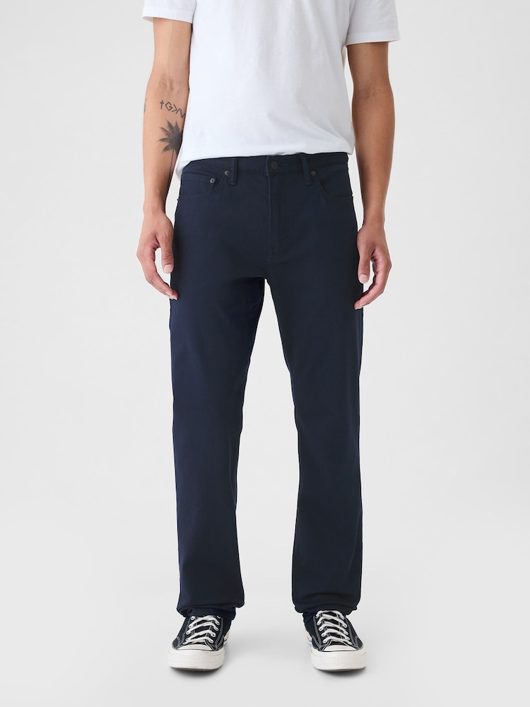 Синий - Gap Everyday Straight Fit Jeans - Изображение 2 из 5 Синий - Gap Everyday Straight Fit Jeans - Изображение 2 из 5
