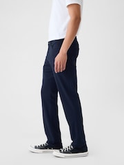 Blauw - Gap - Alledaagse straight fit jeans - Image 4 of 5