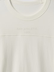 Gap Cream Oversized Athletic Logo T-Shirt - Image 5 of 5