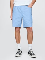 Gap Blue 9"" Linen-Cotton Easy Chino Shorts - Image 1 of 5