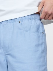 Gap Blue 9"" Linen-Cotton Easy Chino Shorts - Image 4 of 5