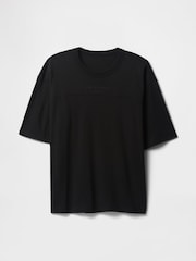 Gap Black Oversized Athletic Logo T-Shirt - Image 4 of 5