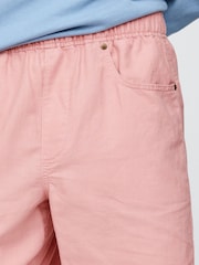 Розовый - Шорты чинос из смеси хлопка и льна Gap 9"" - Изображение 5 из 5