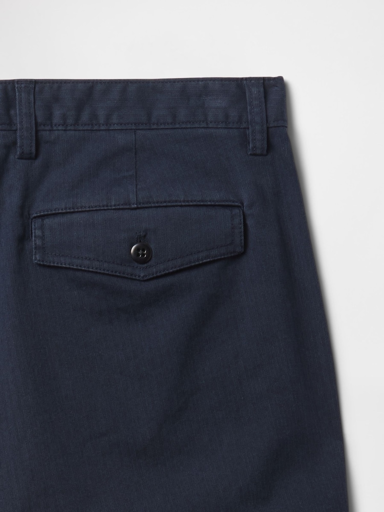 Azul marino - Gap 90s Loose Herringbone Chino Trousers - Imagen 5 de 5 Azul marino - Gap 90s Loose Herringbone Chino Trousers - Imagen 5 de 5