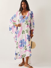 Monsoon Fiona Maxi Print Kaftan - Bild 1 von 4