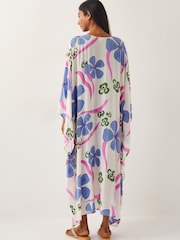 Monsoon Fiona Maxi Print Kaftan - Bild 3 von 4