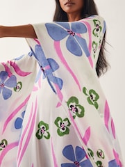 Monsoon Fiona Maxi Print Kaftan - Bild 4 von 4