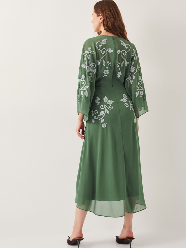 sachin and babi light blue dress Hattie Dress in Embroidered Spring Floral