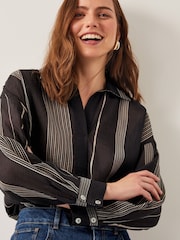 Monsoon Andi Stripe Blouse - صورة 1 من 6
