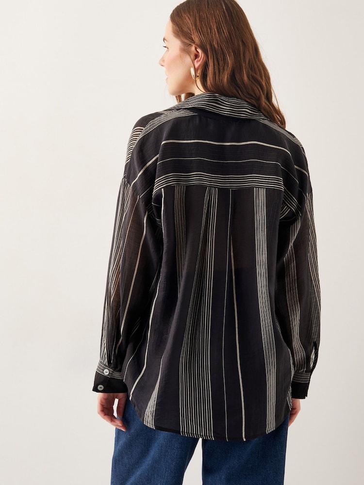 Monsoon Andi Stripe Blouse - Image 3 of 6