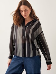 Monsoon Andi Stripe Blouse - صورة 4 من 6