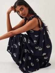 Monsoon Blue Briana Strappy Batik Mini Dress - Image 3 of 4