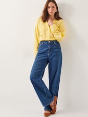 Monsoon Yellow Tilda Textured Shirt - Image 3 of 5