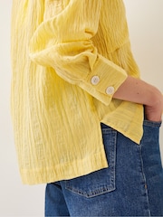 Monsoon Yellow Tilda Textured Shirt - Image 4 of 5
