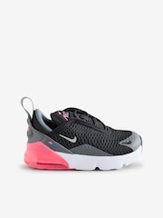 Nike Black/Pink Infant Air Max 270 Trainers - Image 1 of 8