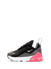 Nike Black/Pink Infant Air Max 270 Trainers - Image 3 of 8