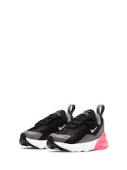Nike Black/Pink Infant Air Max 270 Trainers - Image 7 of 8