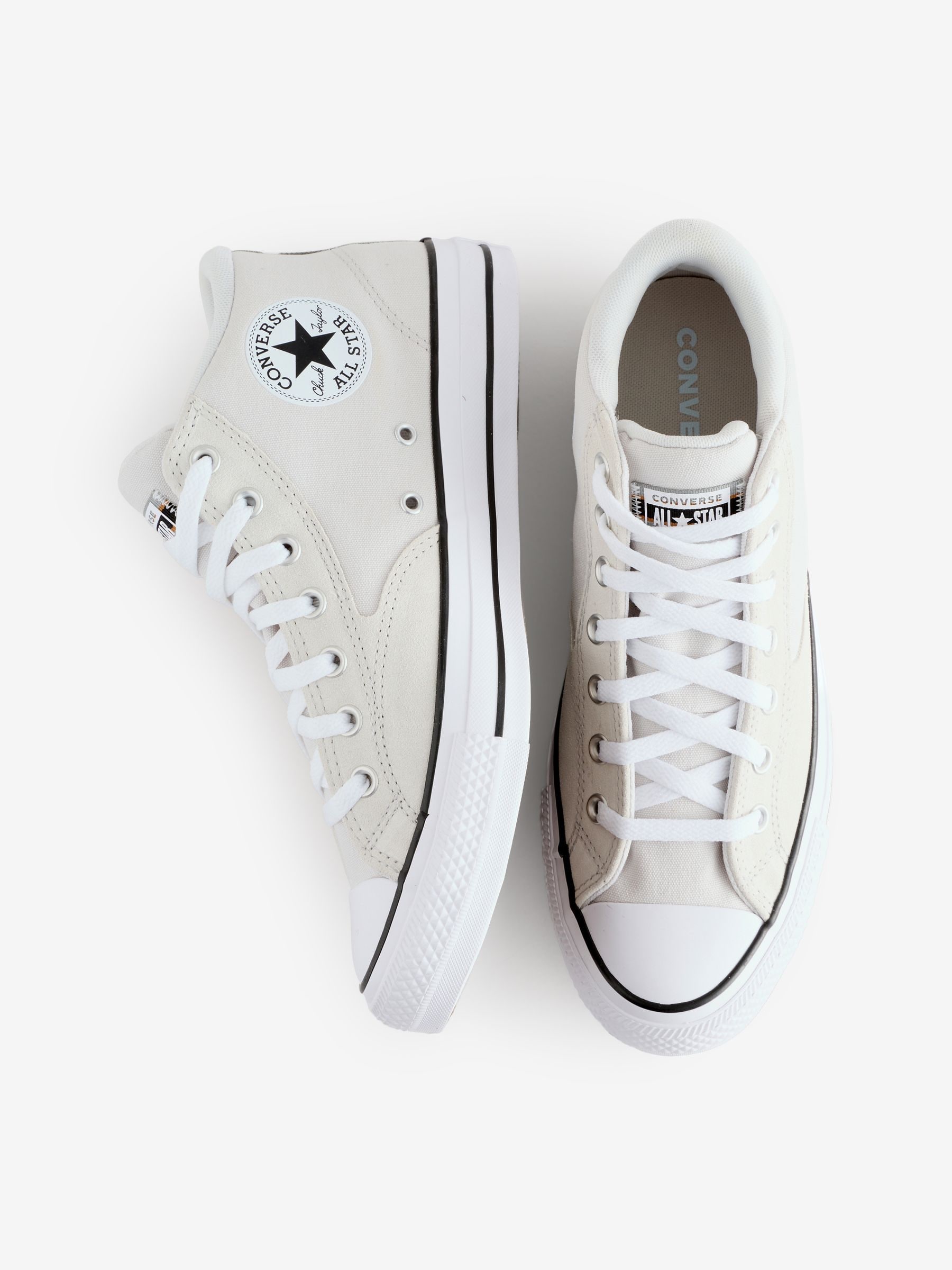 Buy Converse Grey Chuck Taylor All Star Malden Street Trainers