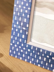 Blue Spot Print Photo Frame - Image 3 of 4