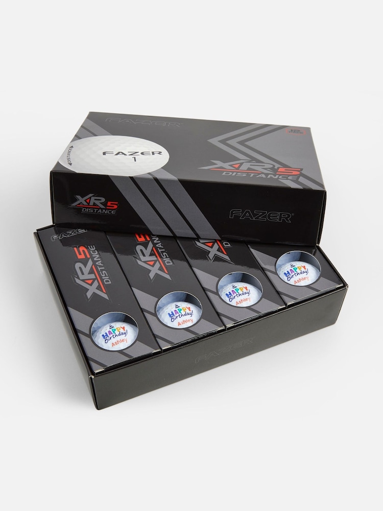 Personalised Happy Birthday Fazer Golf Balls by My American Golf - Image 2 of 5 Personalised Happy Birthday Fazer Golf Balls by My American Golf - Image 2 of 5