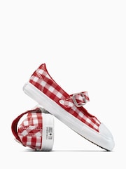 Converse Red Chuck Taylor Toddler Dainty Mary Jane Trainers - Image 6 of 7