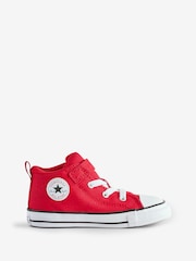 Converse Red Chuck Taylor Malden One Strap Easy On Trainers - Image 1 of 9