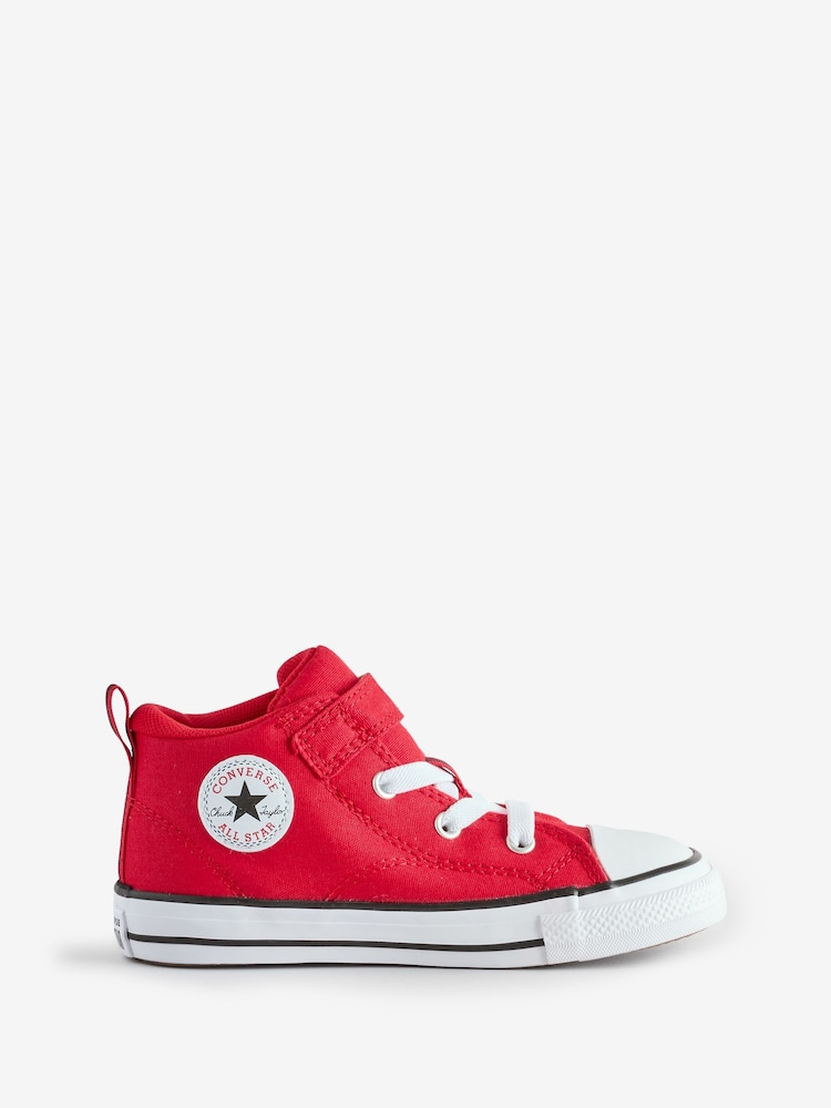 Converse Red Chuck Taylor Malden One Strap Easy On Trainers - Image 1 of 9