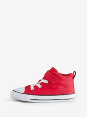 Converse Red Chuck Taylor Malden One Strap Easy On Trainers - Image 2 of 9