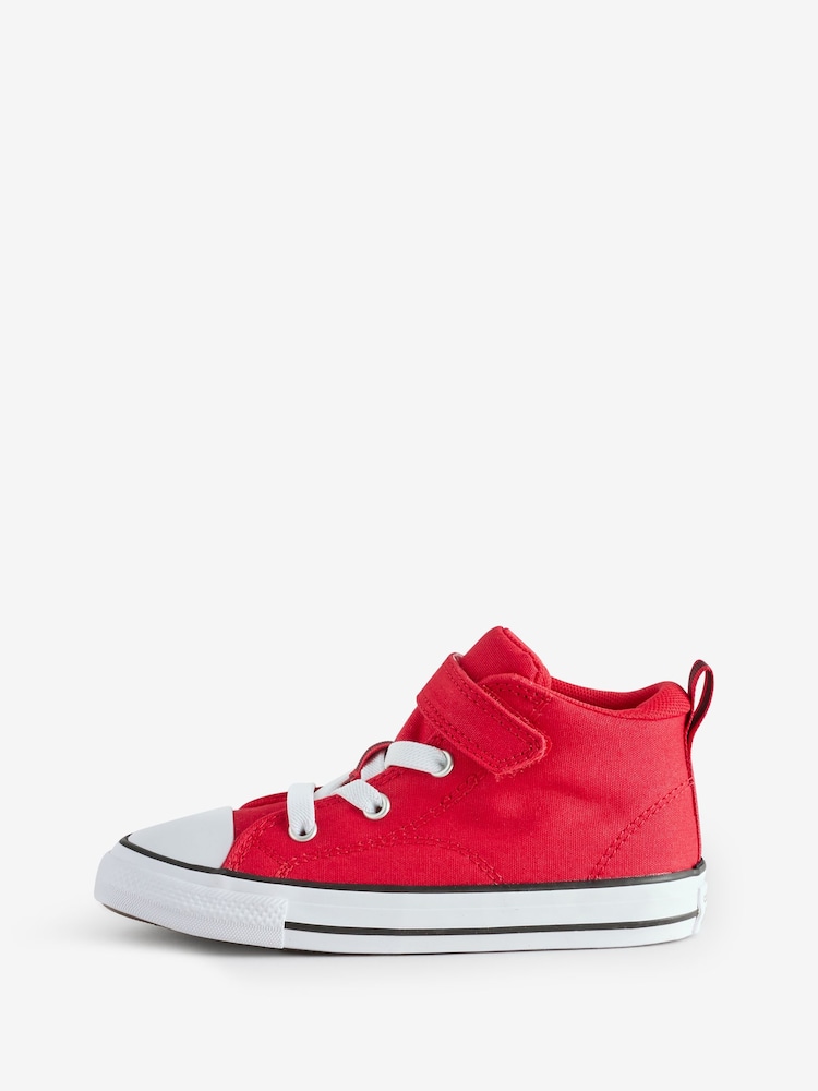 Converse Red Chuck Taylor Malden One Strap Easy On Trainers - Image 2 of 9