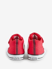 Converse Red Chuck Taylor Malden One Strap Easy On Trainers - Image 4 of 9