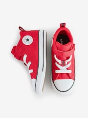 Converse Red Chuck Taylor Malden One Strap Easy On Trainers - Image 6 of 9