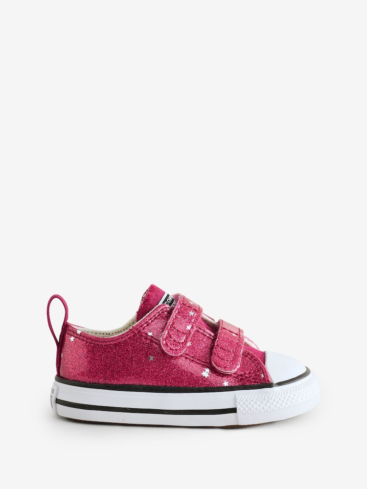 Converse Chuck Taylor All Star Infant Glitter EasyOn Trainers - صورة 1 من 9 Converse Chuck Taylor All Star Infant Glitter EasyOn Trainers - صورة 1 من 9