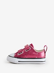 Converse Chuck Taylor All Star Infant Glitter EasyOn Trainers - صورة 2 من 9