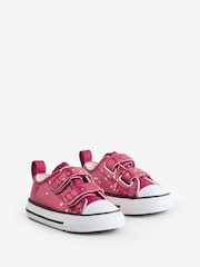 Converse Chuck Taylor All Star Infant Glitter EasyOn Trainers - صورة 3 من 9
