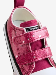 Converse Chuck Taylor All Star Infant Glitter EasyOn Trainers - صورة 8 من 9